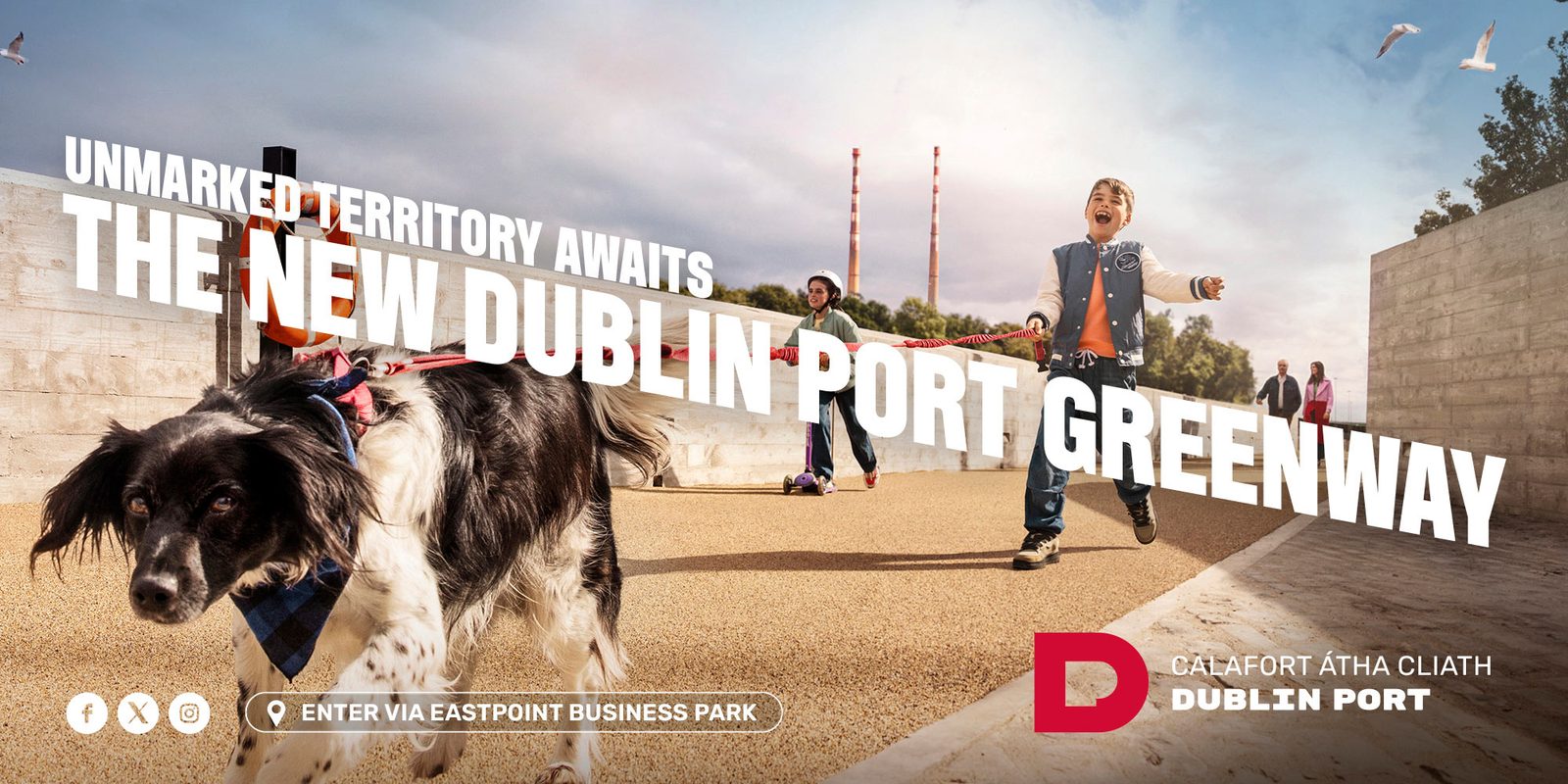 Dublin Port, The New Dublin Port Greenway, digital operating by DigiOp