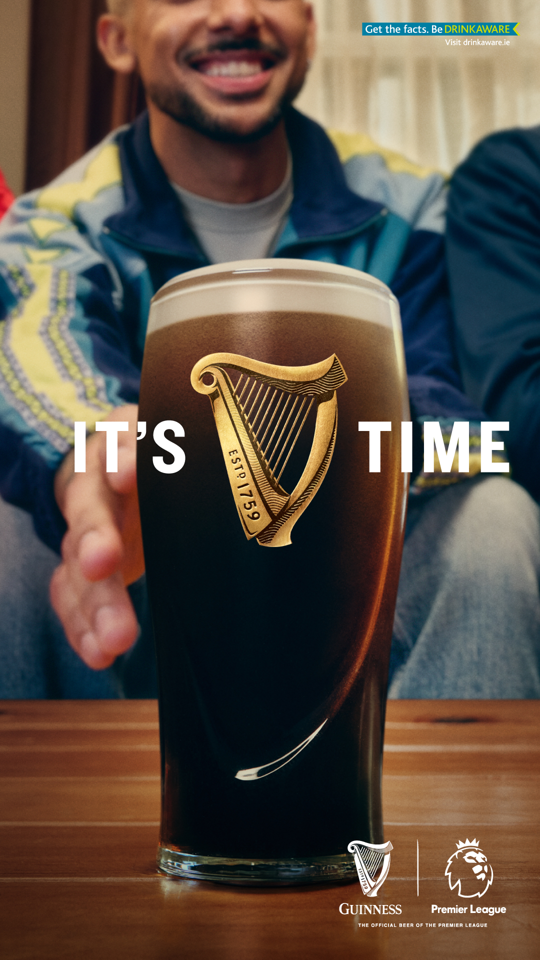 Guinness Premier League campaign frame, photograph by Alex Sheridan