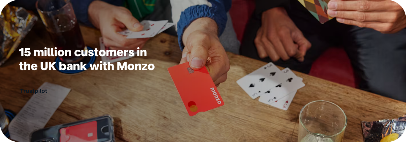 Monzo, 15 Million Customers, digital operating by DigiOp